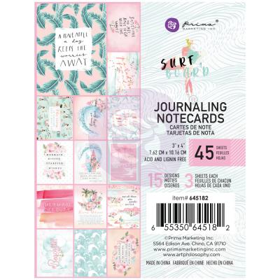 Prima Marketing Surfboard - Journaling Cards 3 x 4